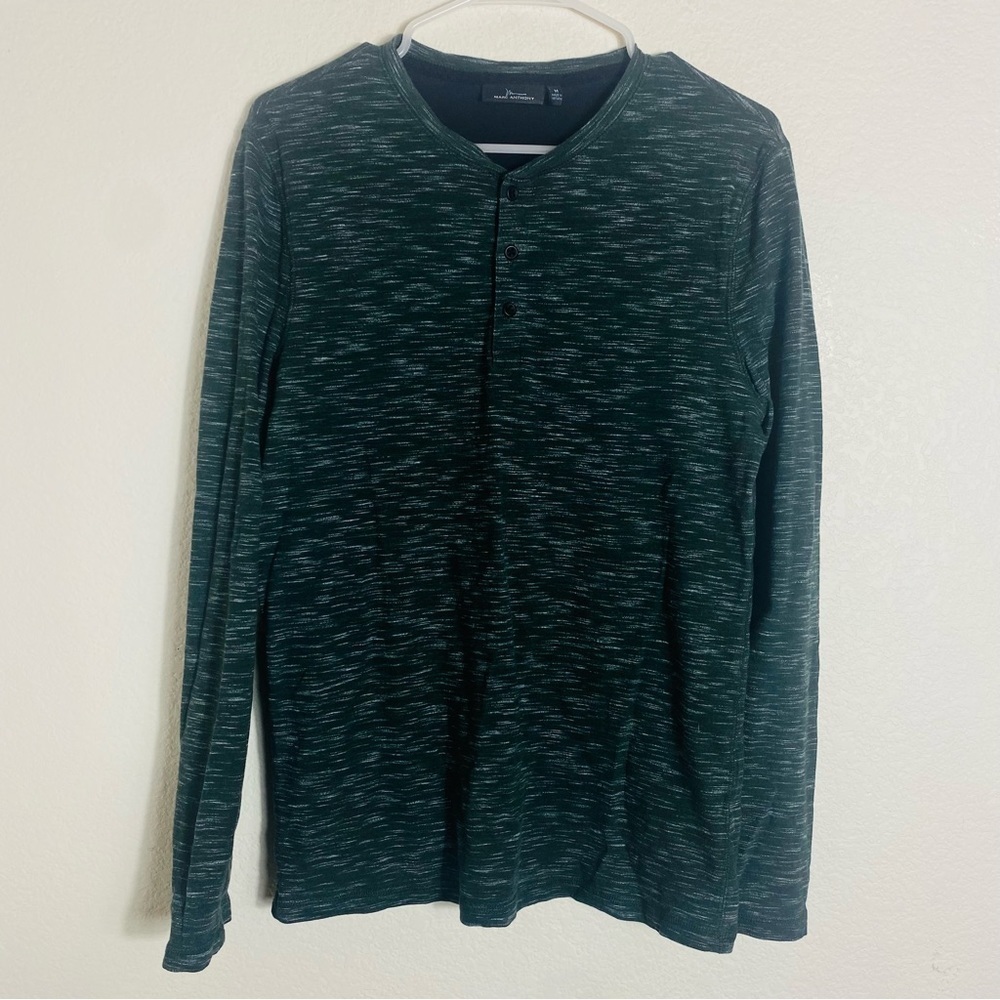 Marc Anthony Luxury Slim-Fit Long Sleeve  Shirt Size:M